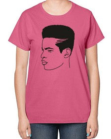 beardman 61# - black boys or men-  Ladies T-Shirt