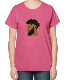 black man style 3# - black boys or men-  Ladies T-Shirt