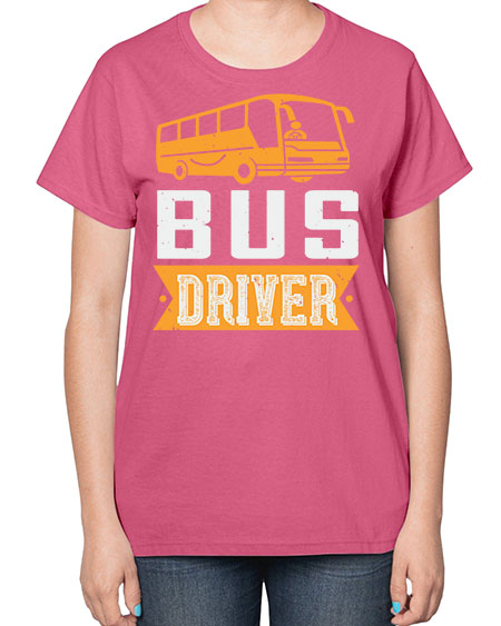 bus driver Style 641# - Bus Driver-  Ladies T-Shirt