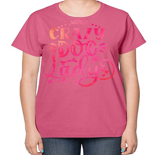 crazy dog lady 71# - dogs-  Ladies T-Shirt