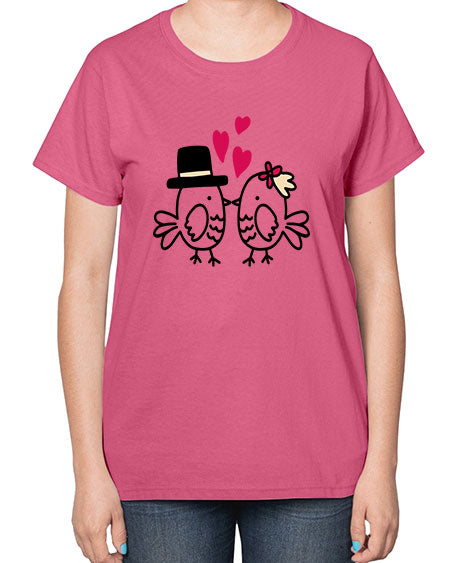 cute little birds 29# - birds-  Ladies T-Shirt