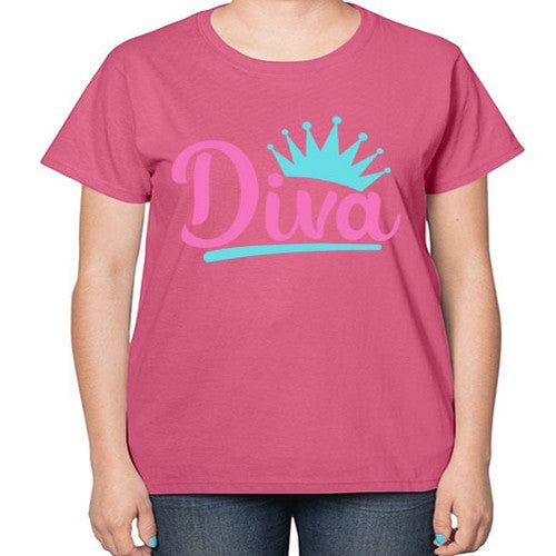 diva Style 121# - dogs-  Ladies T-Shirt