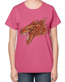 dragon 184# - dragon-  Ladies T-Shirt