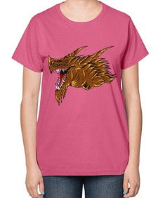 dragon 187# - dragon-  Ladies T-Shirt