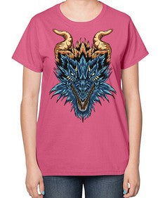 dragon 189# - dragon-  Ladies T-Shirt