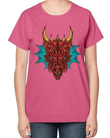 dragon 195# - dragon-  Ladies T-Shirt