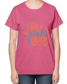 fifth grade dude 68# - fifth grade-  Ladies T-Shirt