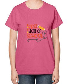 first day of school 113# - first grade-  Ladies T-Shirt