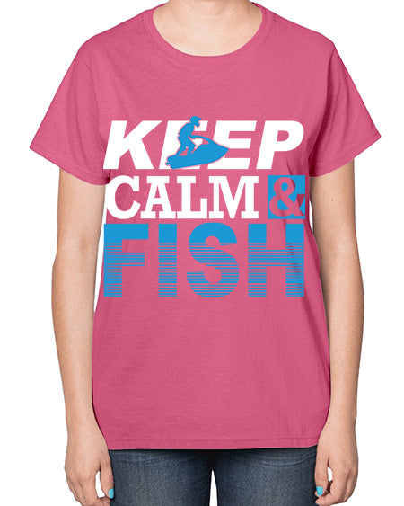 fishing transperment png 19# - shark-fish-  Ladies T-Shirt