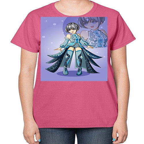 game of beautiful girl140# - anime-  Ladies T-Shirt