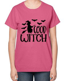 good witch 36# - witch-  Ladies T-Shirt