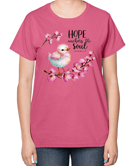hope anchors the soul 41# - birds-  Ladies T-Shirt