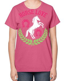 horse love Style 50# - horse-  Ladies T-Shirt