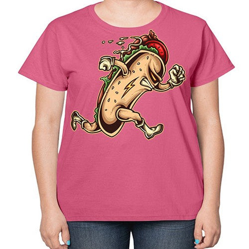 hot dog hero 159# - dogs-  Ladies T-Shirt