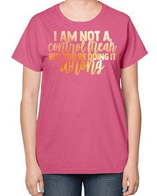 iamnotacontrolfreakbutyouredoingitwrong 1172# - tacos-  Ladies T-Shirt