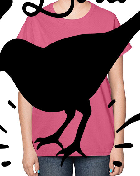 if you are a bird i am a bird 53# - birds-  Ladies T-Shirt