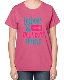 labor belivery nurse Style Style 1035# - nurse-  Ladies T-Shirt