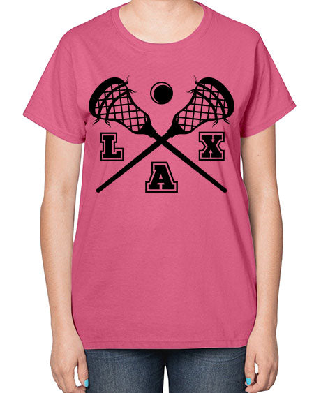 lax 12# - lacrosse-  Ladies T-Shirt