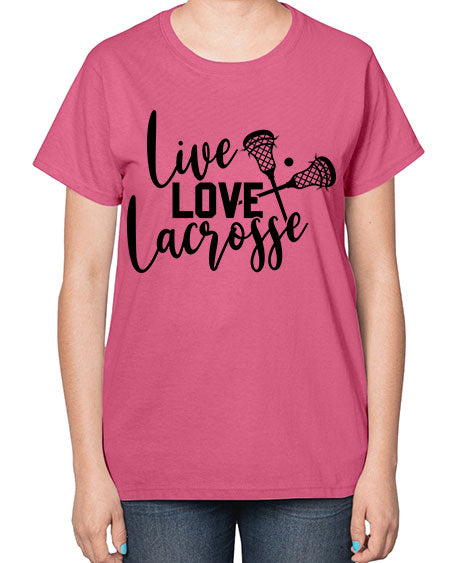live.love 11# - lacrosse-  Ladies T-Shirt