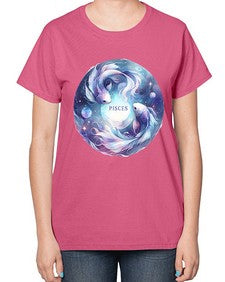 pisces 348# - pisces-  Ladies T-Shirt