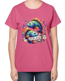 pisces 361# - pisces-  Ladies T-Shirt