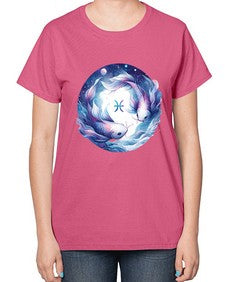 pisces 363# - pisces-  Ladies T-Shirt