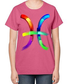 pisces 370# - pisces-  Ladies T-Shirt