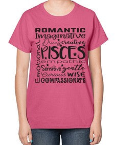 pisces 570# - pisces-  Ladies T-Shirt