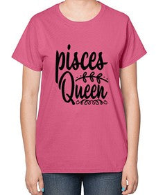 pisces queen 378# - pisces-  Ladies T-Shirt