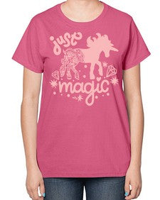quotes of unicorns just magic just magic 350# - unicorn-  Ladies T-Shirt