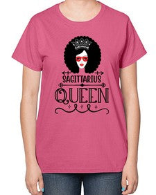 sagittarius queen 414# - sagittarius-  Ladies T-Shirt