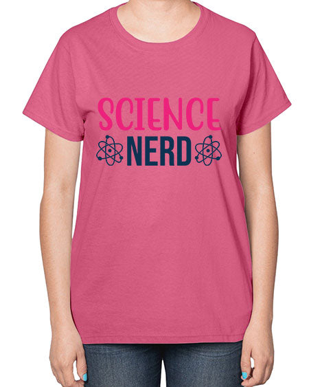 science nerd 65# - general science-  Ladies T-Shirt
