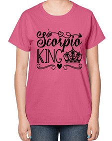 scorpio king 443# - scorpio-  Ladies T-Shirt