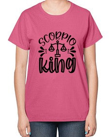 scorpio king 444# - scorpio-  Ladies T-Shirt
