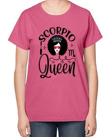 scorpio queen 448# - scorpio-  Ladies T-Shirt