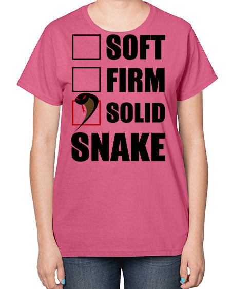 solid snake - snake-  Ladies T-Shirt