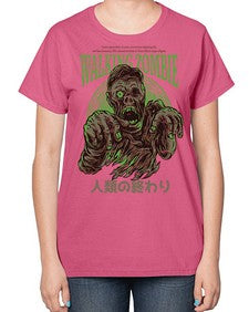 source walking zombie 1103# - art pop art-  Ladies T-Shirt