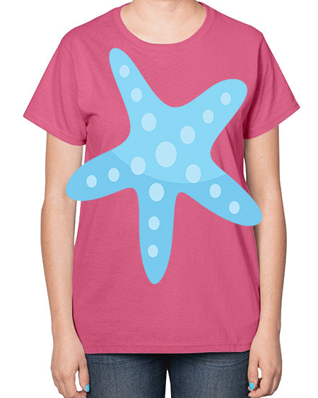 starfish 2# - shark-fish-  Ladies T-Shirt