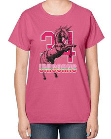 unicorns 517# - unicorn-  Ladies T-Shirt
