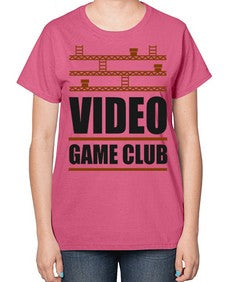 video game club 160# - video games-  Ladies T-Shirt
