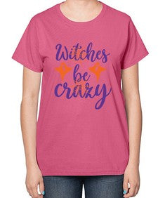 witches be crazy 10# - witch-  Ladies T-Shirt