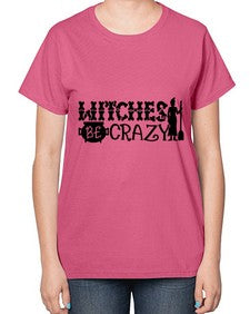 witches be crazy 11# - witch-  Ladies T-Shirt