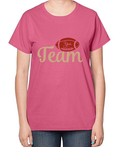your team 2271# - softball-  Ladies T-Shirt