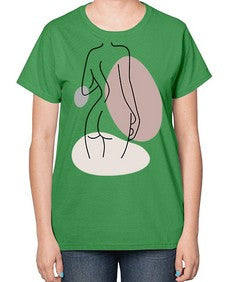 Abstract Shape 195# - art pop art-  Ladies T-Shirt