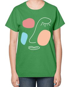 Abstract Shape 201# - art pop art-  Ladies T-Shirt