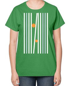 Abstract Shape 202# - art pop art-  Ladies T-Shirt