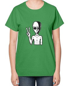 Alien 59# - ufo-  Ladies T-Shirt