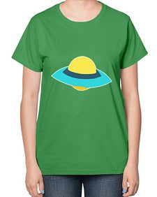 Alien 60# - ufo-  Ladies T-Shirt