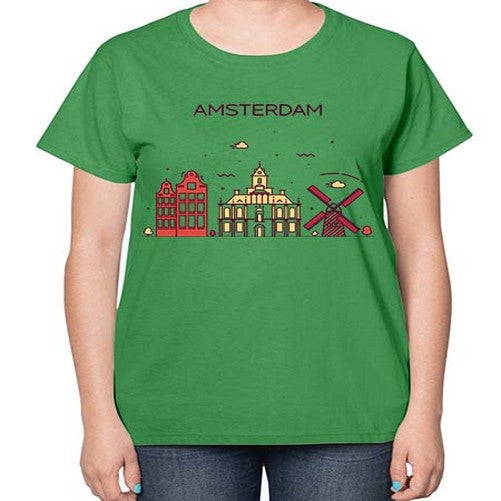 Amsterdam 321# - cities-  Ladies T-Shirt