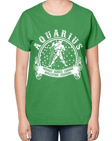 Aquarius 43# - aquarius-  Ladies T-Shirt